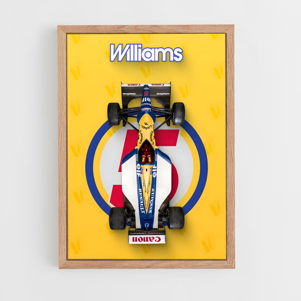 Poster Williams Infinis – affiche Voitures de Formule 1 (vue 4)